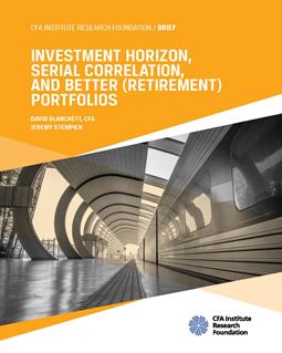 Investment Horizon, Serial Correlation, and Better (Retirement) Portfolios Book Cover