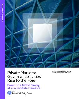 Private markets Governance Issues Rise to the Fore Book Cover